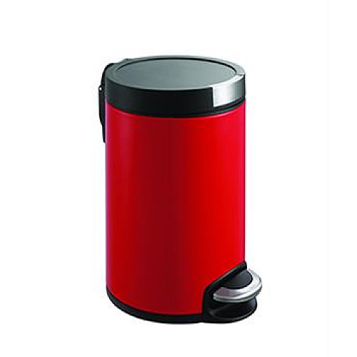 EKO EK9225MT-12L SOFT CLOSE PEDAL BIN S-STEEL 12L